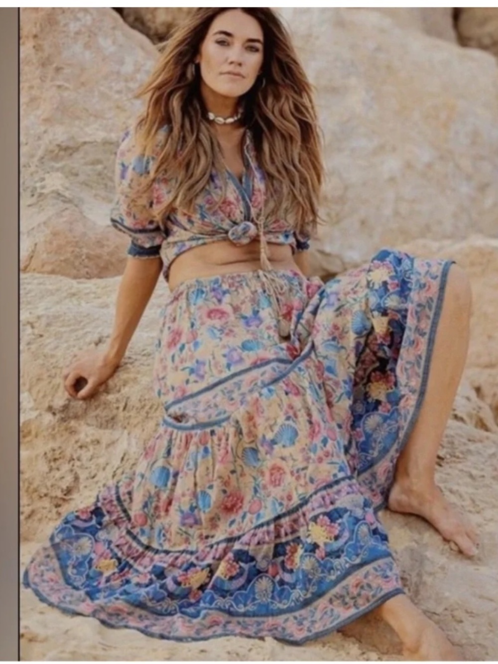Spell and Gypsy Collective Seashell Skirt XS